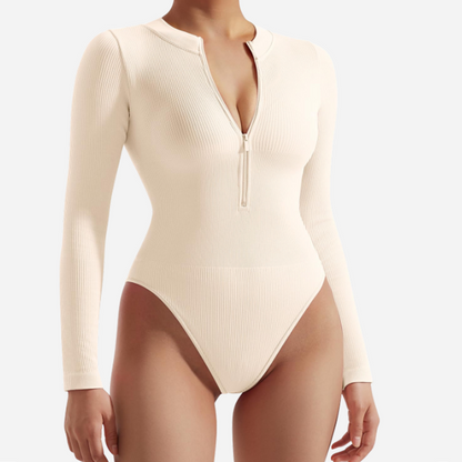 badrella | snatching zipper bodysuit